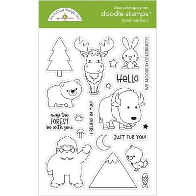 Doodlebug Great Outdoors Clear Stamps - Great Outdoors